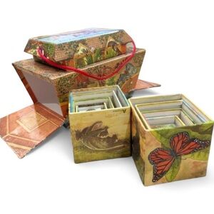 Noah’s Ark 2 by 2 Animal Building Blocks with Ark